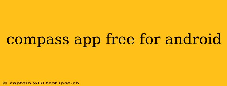 compass app free for android